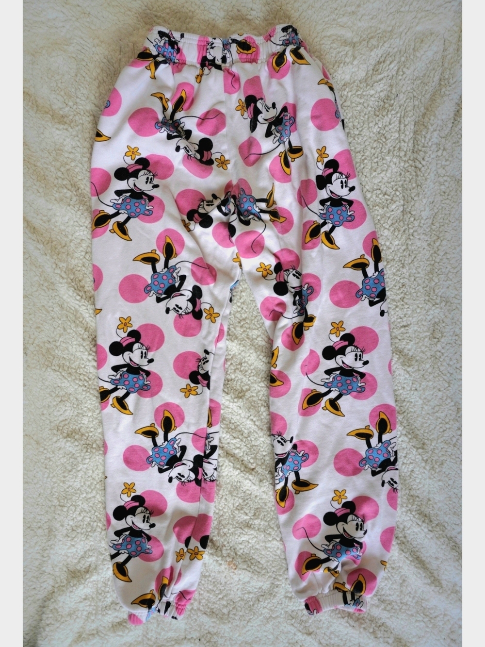 Vintage Disney Mickey & Co Minnie Mouse Polka Dot Sweatpants Size XS